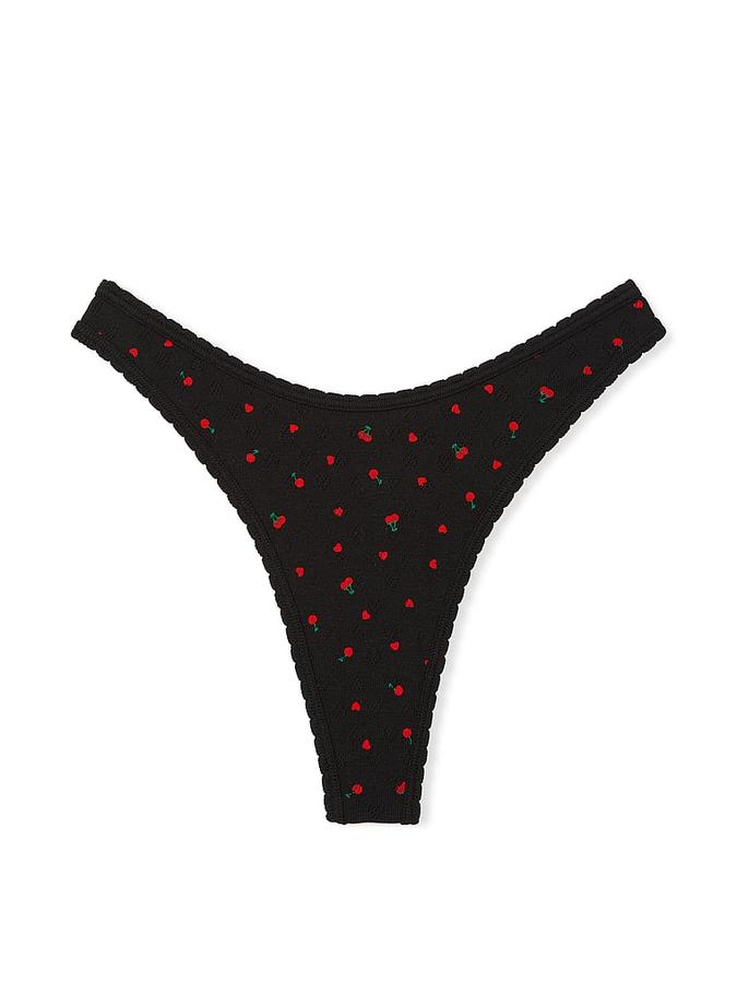 Cotton Thong Panty image number 1