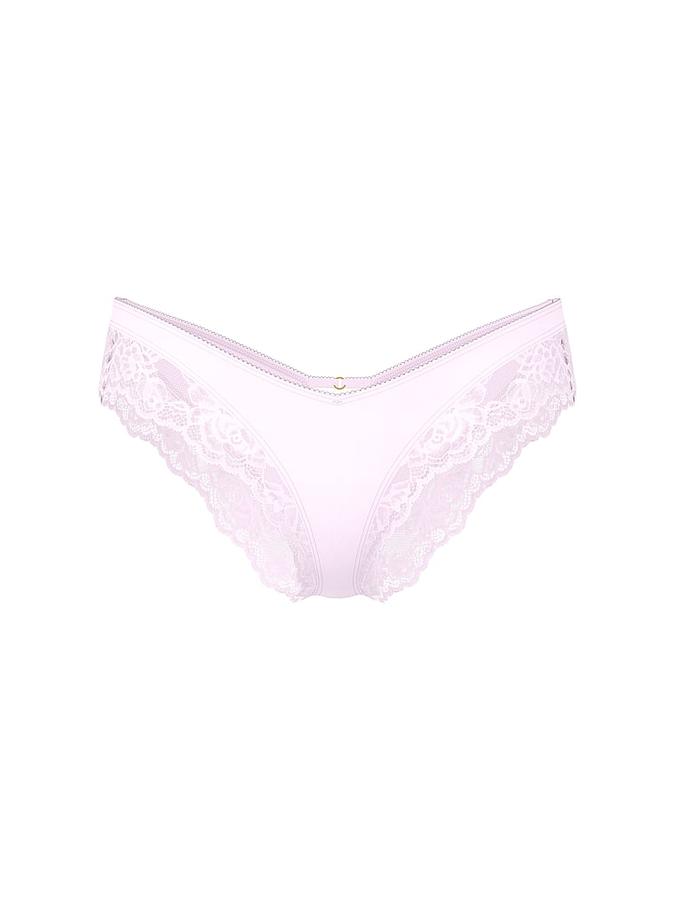 Rose Lace-Trim High-Leg Cheeky Panty image number 2