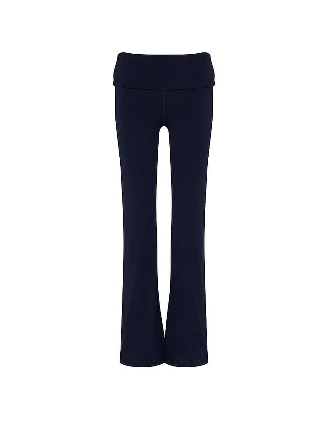 PINK Relay&trade; Ruched Foldover Flare Leggings image number 2