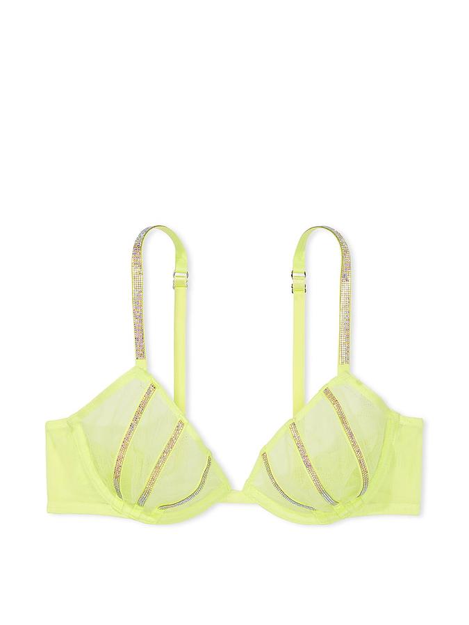 Sheer Shine Low-Cut Demi Bra image number 2