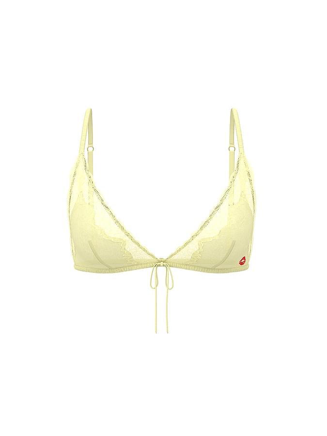 Tease Satin Kiss Triangle Bralette image number 2
