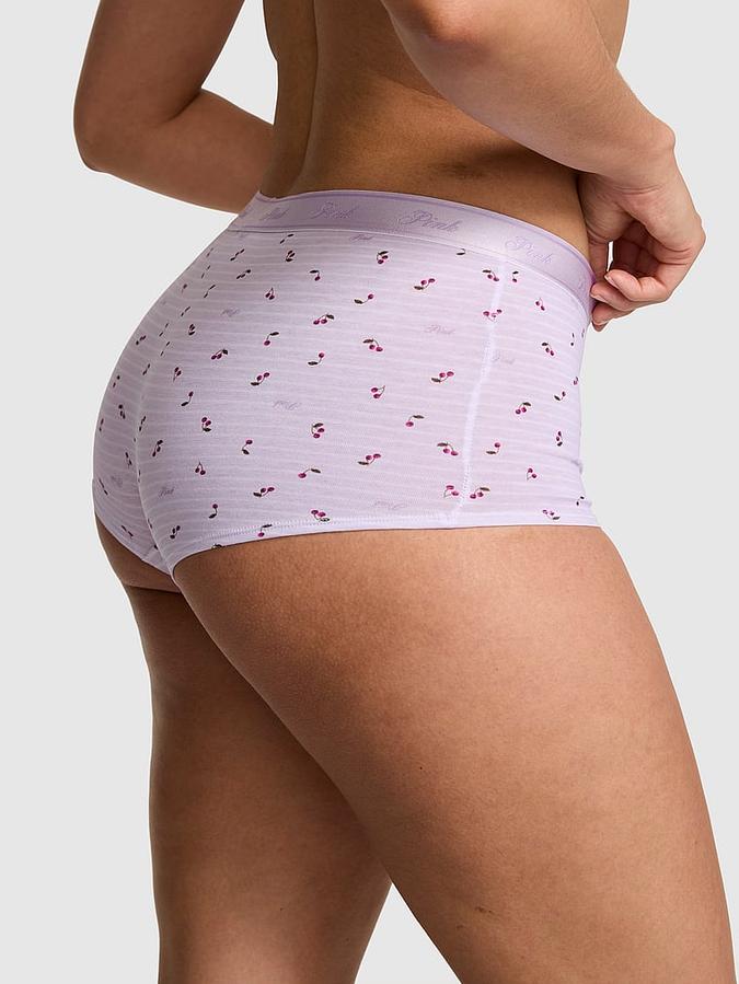 Logo Cotton Boyshort Panty