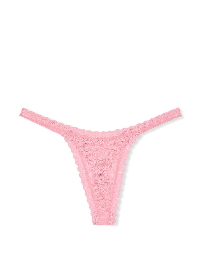 Daisy Lace String Thong Panty image number 1
