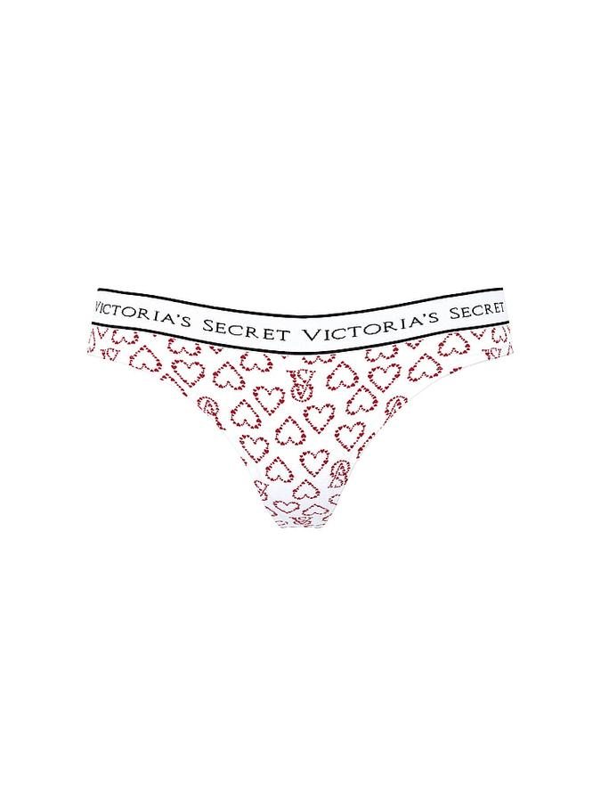Logo Cotton Thong Panty image number 2