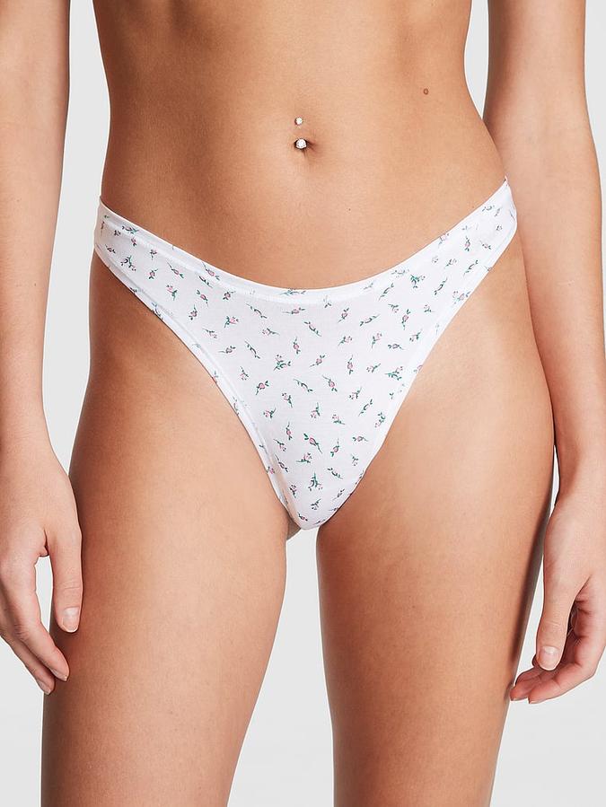 Cotton Thong Panty image number 0