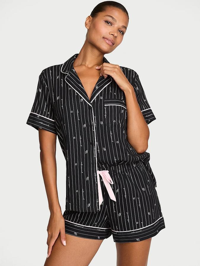 Flannel Short Pajama Set