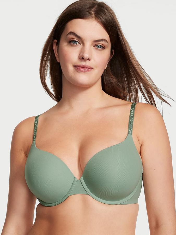 Push-Up Perfect Shape Smooth Micro-Rib  Bra image number 0