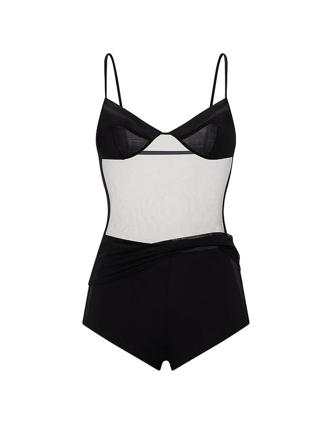 Sheer Reveal Modal & Mesh Cami Set image number 2