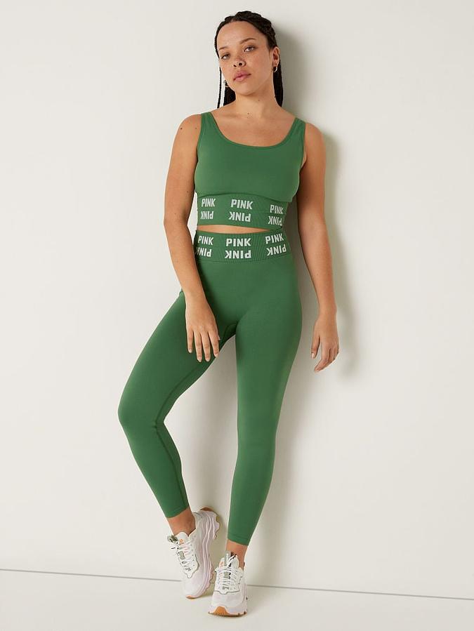 Seamless Scoop Neck Sports Bra image number 3