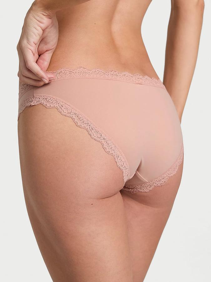 Lace-Trim Bikini Panty image number 1