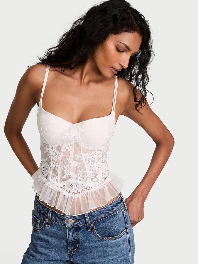 Dare to Dream Lace Ruffle Bra Top