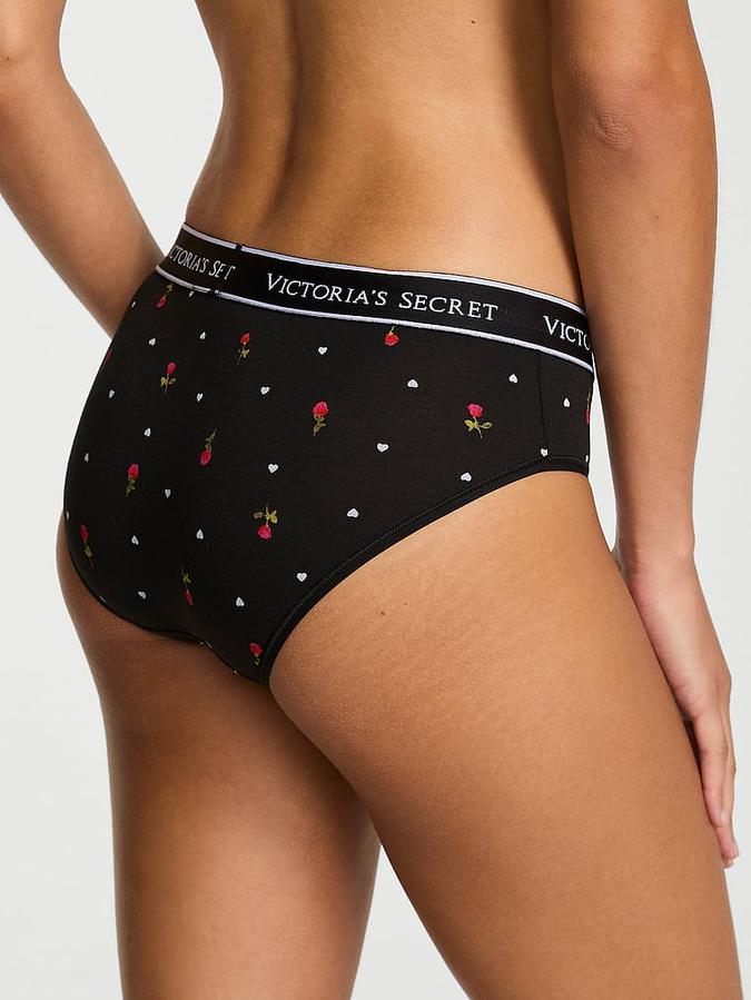 Logo Cotton Hiphugger Panty