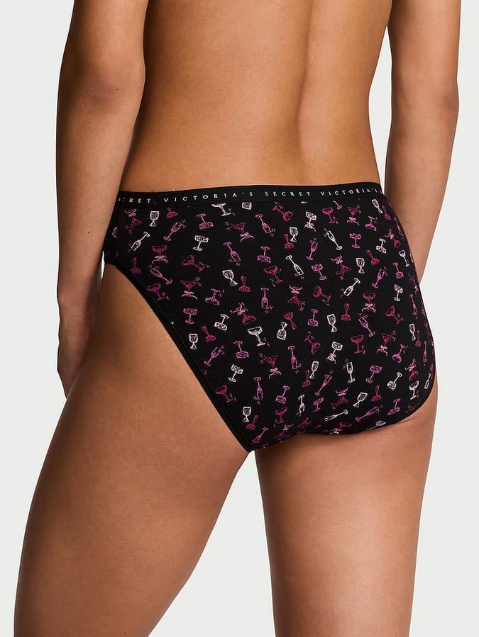 Stretch Cotton High-Leg Brief Panty image number 1