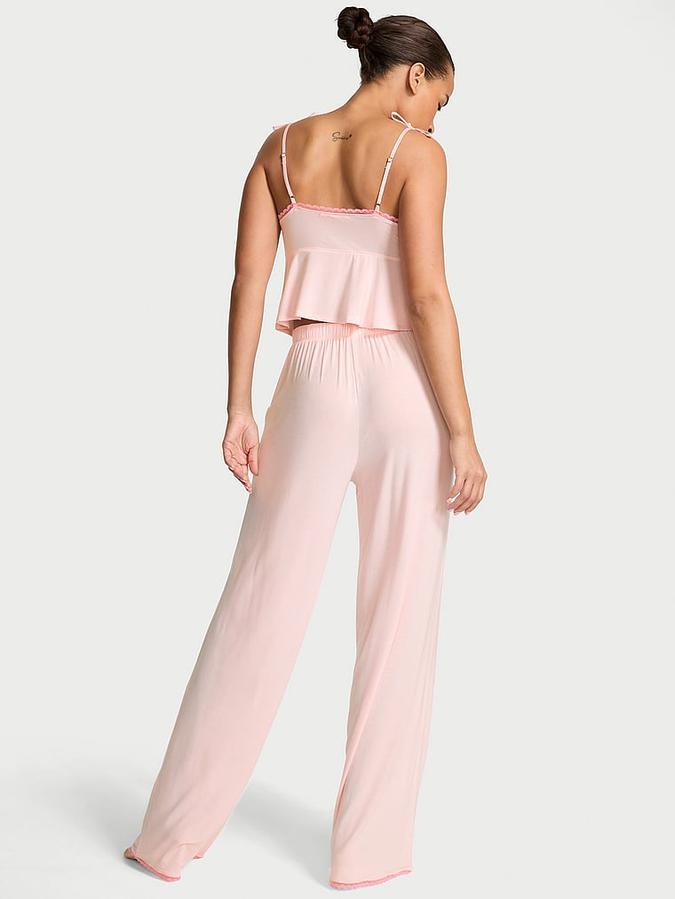 SoSoft&trade; Modal Bow Cami & Wide-Leg Pant Set