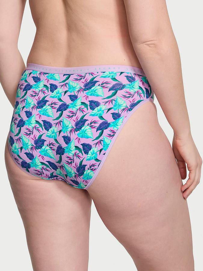 Stretch Cotton High-Leg Brief Panty image number 1