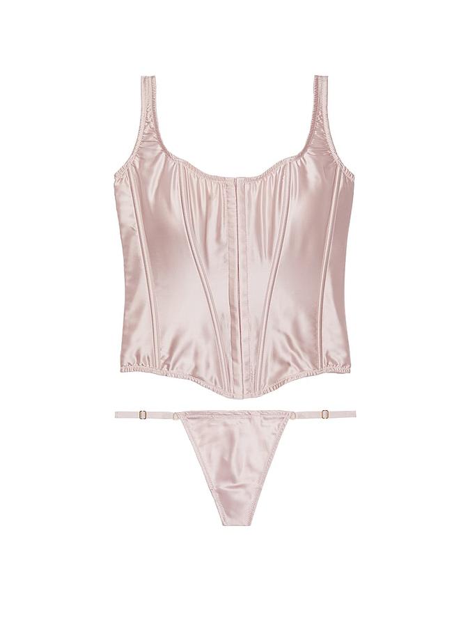 The Classic Silk Corset Set image number 0