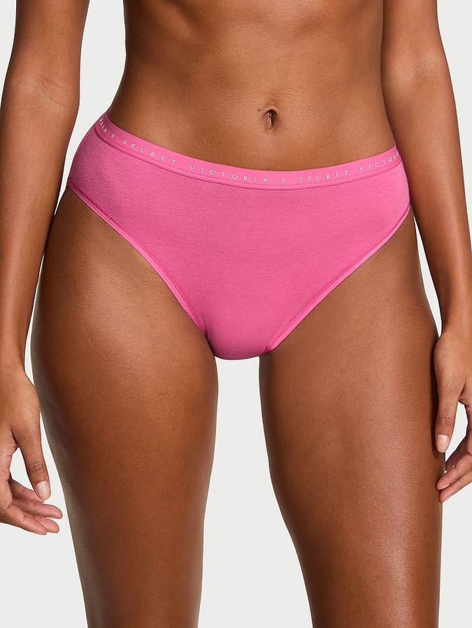 Stretch Cotton High-Leg Brief Panty