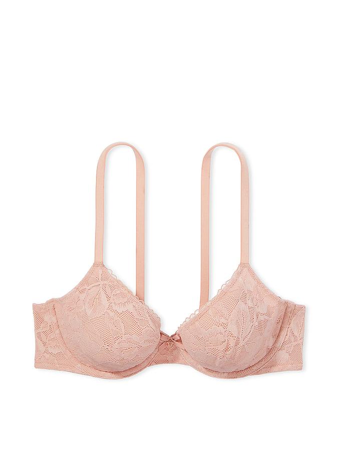 Invisible Lift Unlined Lace Demi Bra image number 2