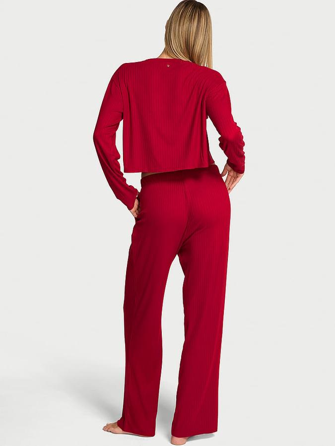 Modal Wide-Rib Long Lounge Set