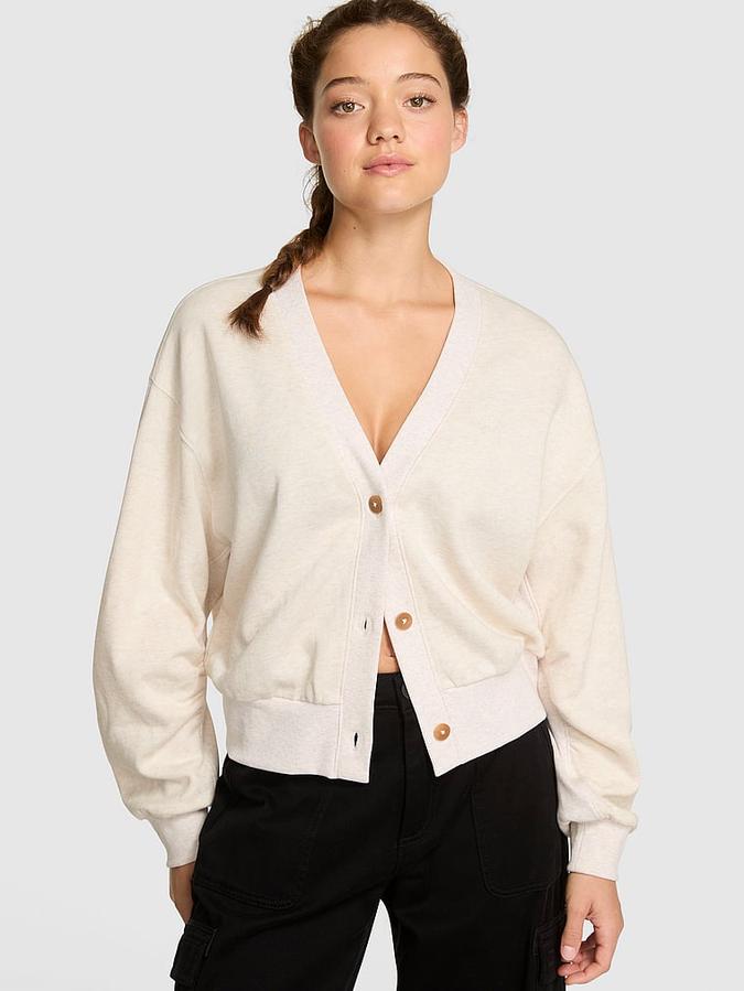 Ivy Fleece Cropped Cardigan image number 0