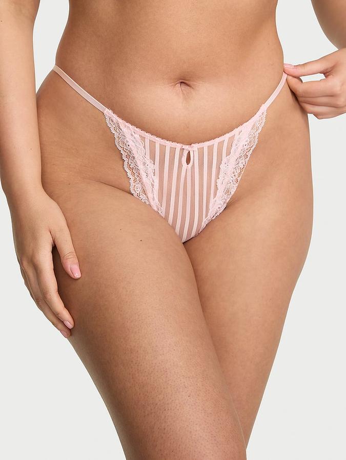 Lacie Sheer Heritage String Thong Panty image number 0