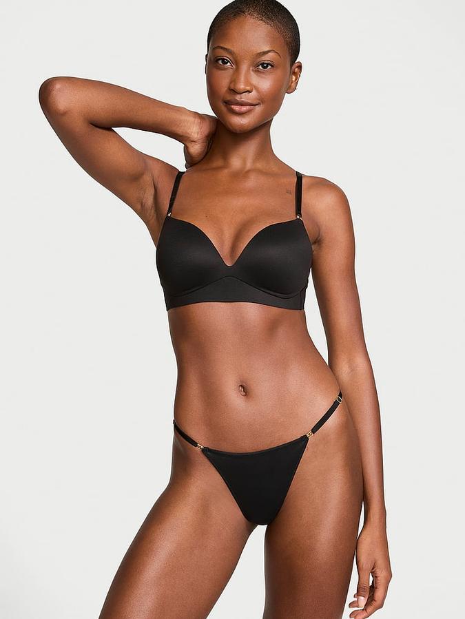 Smooth Wireless Push-Up Plunge Bra image number 3