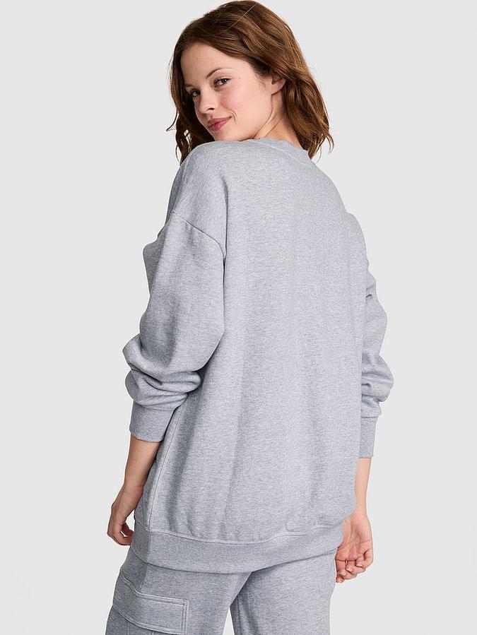 Ivy Fleece Oversized Crew Sweatshirt image number 1