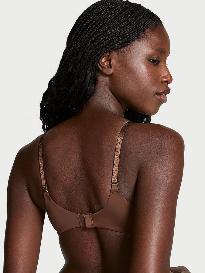 Brown Lightly Lined Smooth Demi Bra Lightly Lined Smooth Demi Bra