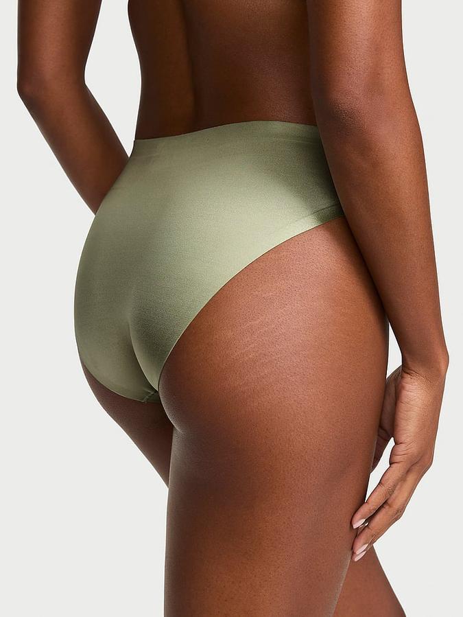No-Show High-Shine Mid-Rise Bikini Panty