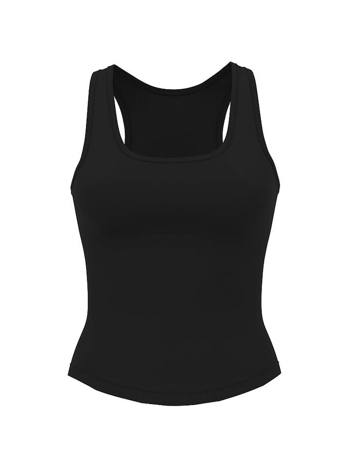 Relaxed Rib Boyfriend Tank Top image number 2