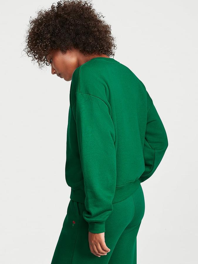 Cotton Fleece Oversized Crewneck image number 1