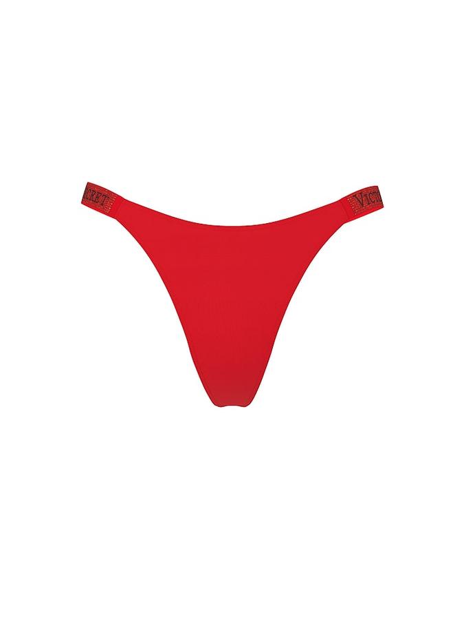 Logo Shine Strap Thong Panty image number 2