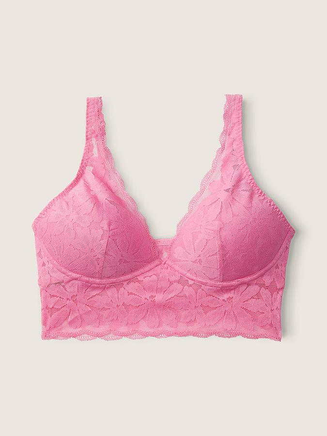 Lace Lightly Lined Plunge Bralette image number 2