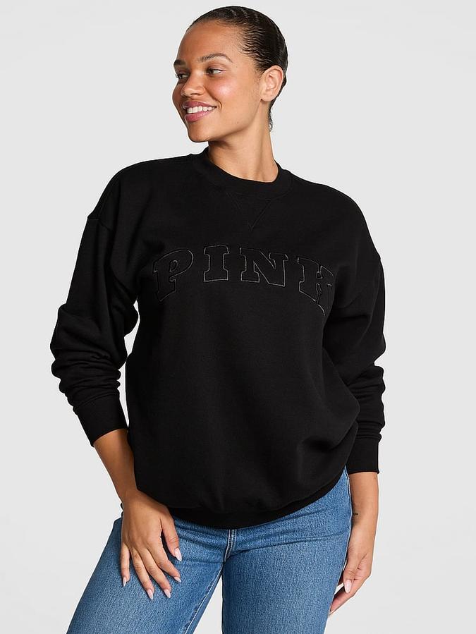 Ivy Fleece Oversized Crew Sweatshirt