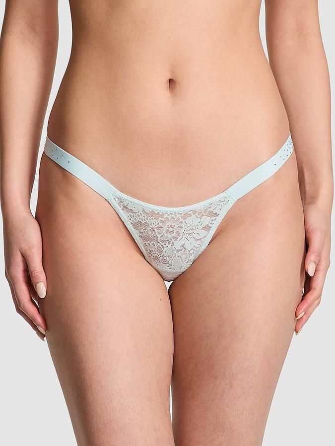 Wink Bling Lace Micro Thong Panty