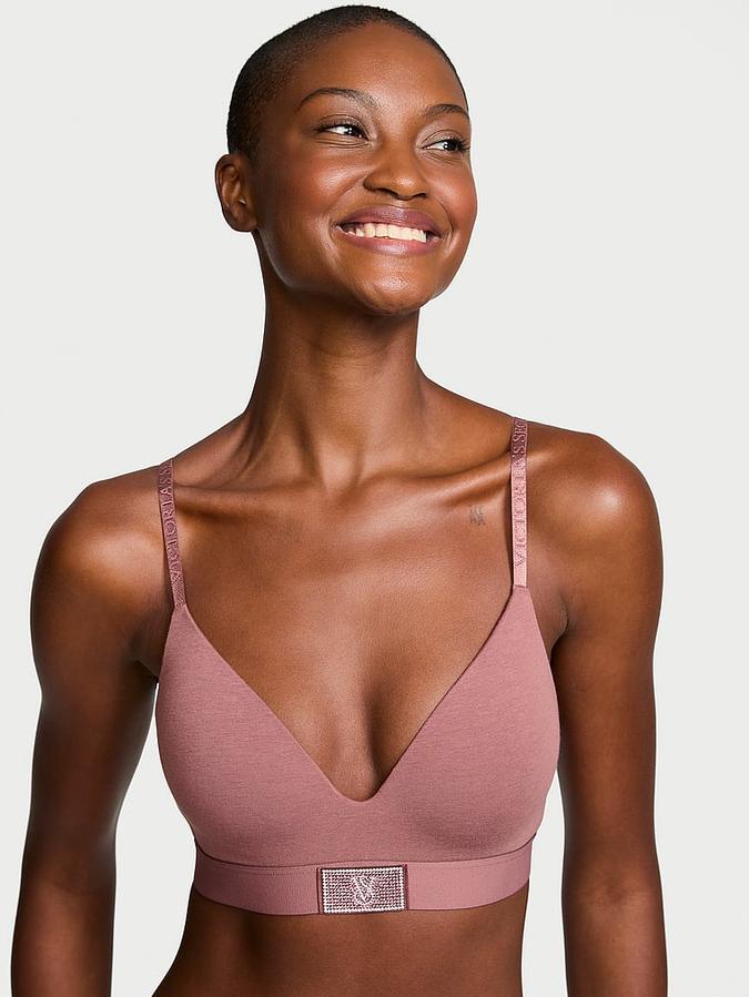 Shine Patch Lightly Lined Wireless Bra image number 0