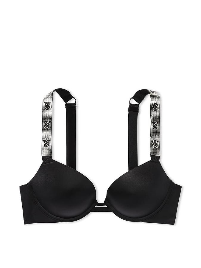 Shine Strap Push-Up Bra image number 2