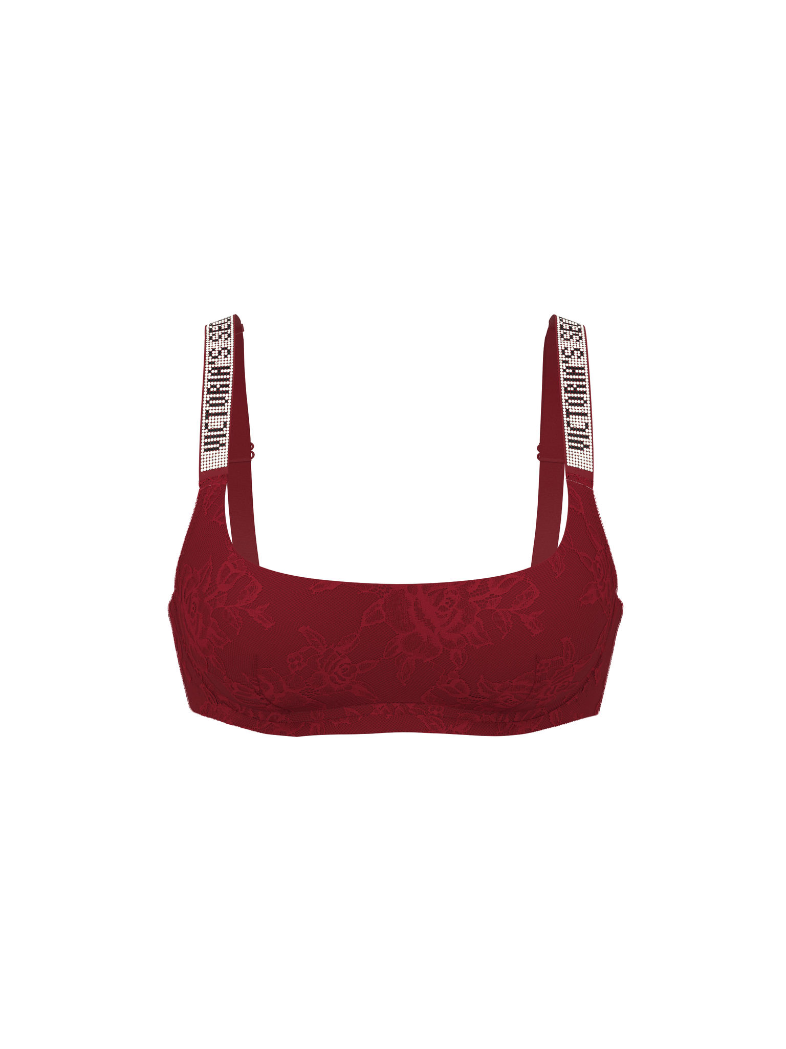 Shine Strap Lace Scoop Bralette image number 2