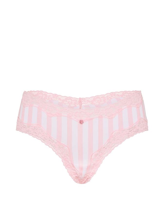 Cotton Lace-Waist Cheeky Panty image number 2