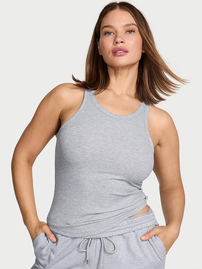 VS Iconic Rib Racerback Tank Top