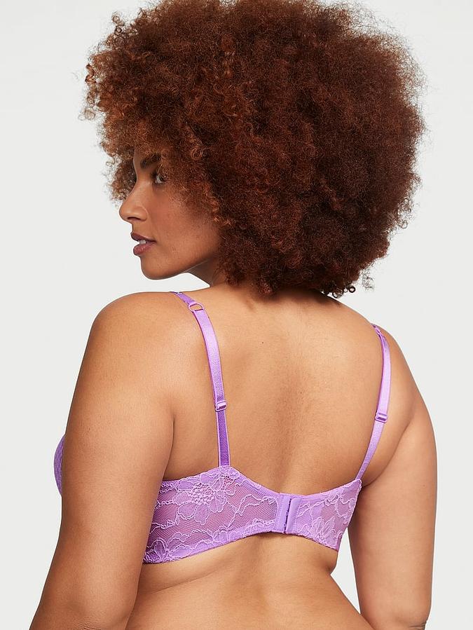 Bombshell Add-2-Cups Shine Strap Lace Push-Up Bra image number 1