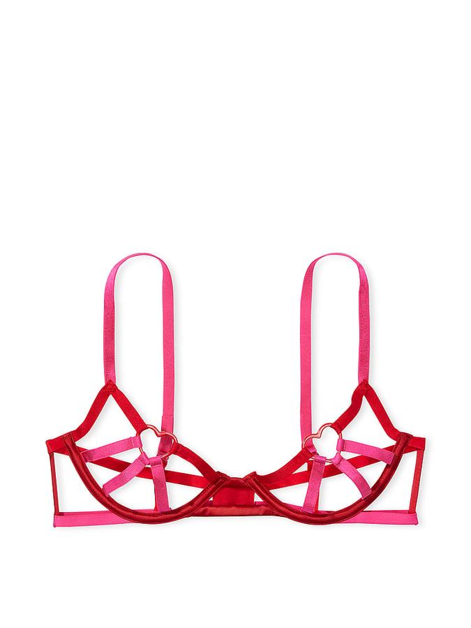 Heartware Open-Cup Strappy Demi Bra image number 2
