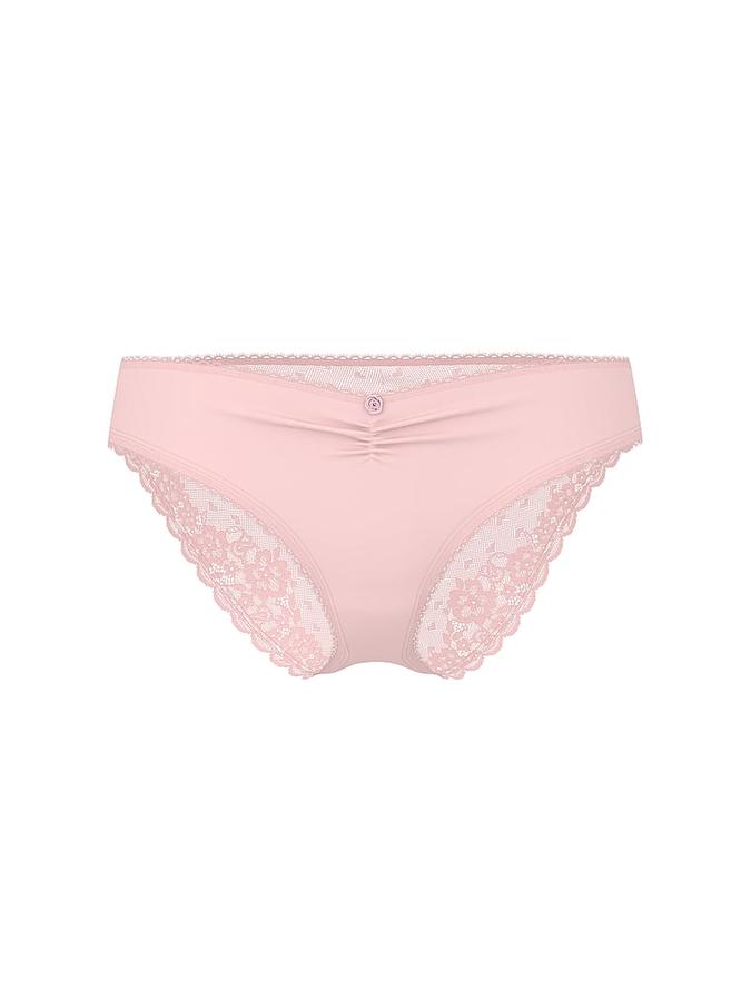 Stretch Cotton Heart Lace Hiphugger Panty image number 2