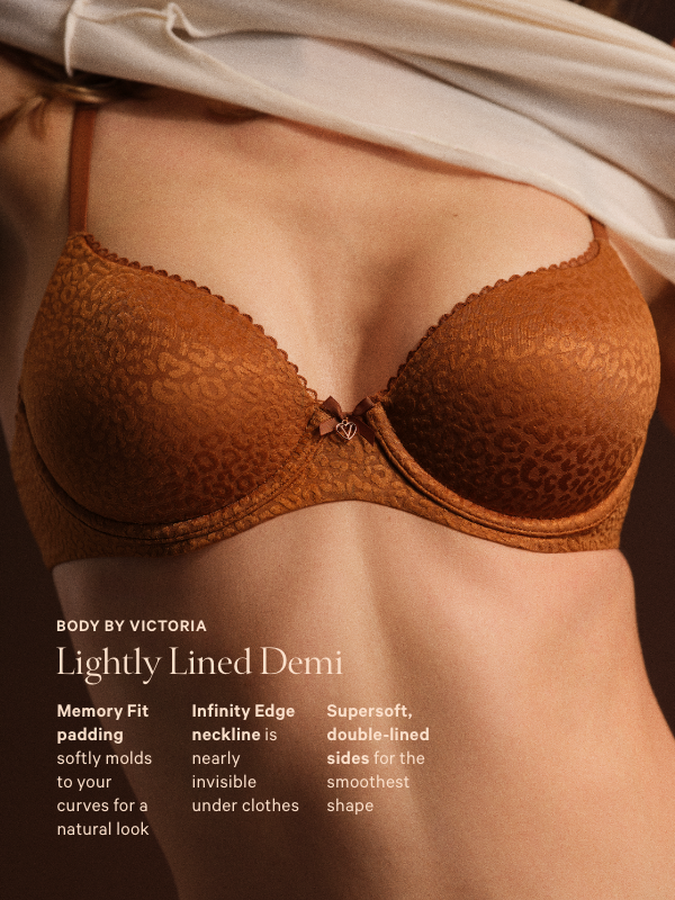 Lightly Lined Smooth Demi Bra image number 3