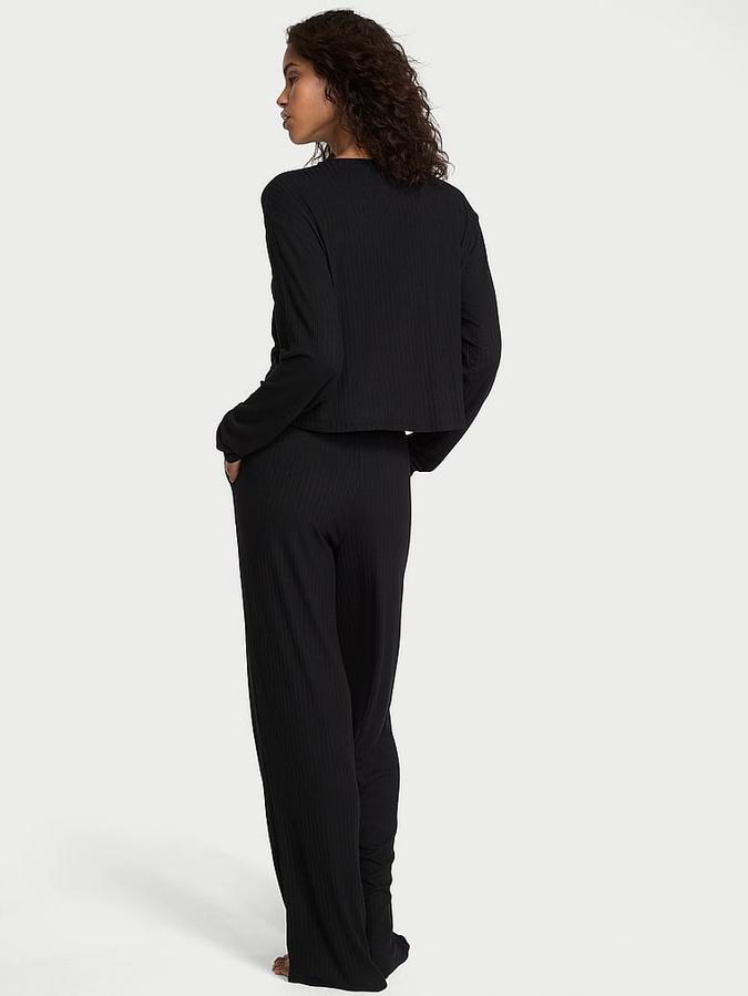 Modal Wide-Rib Long Lounge Set