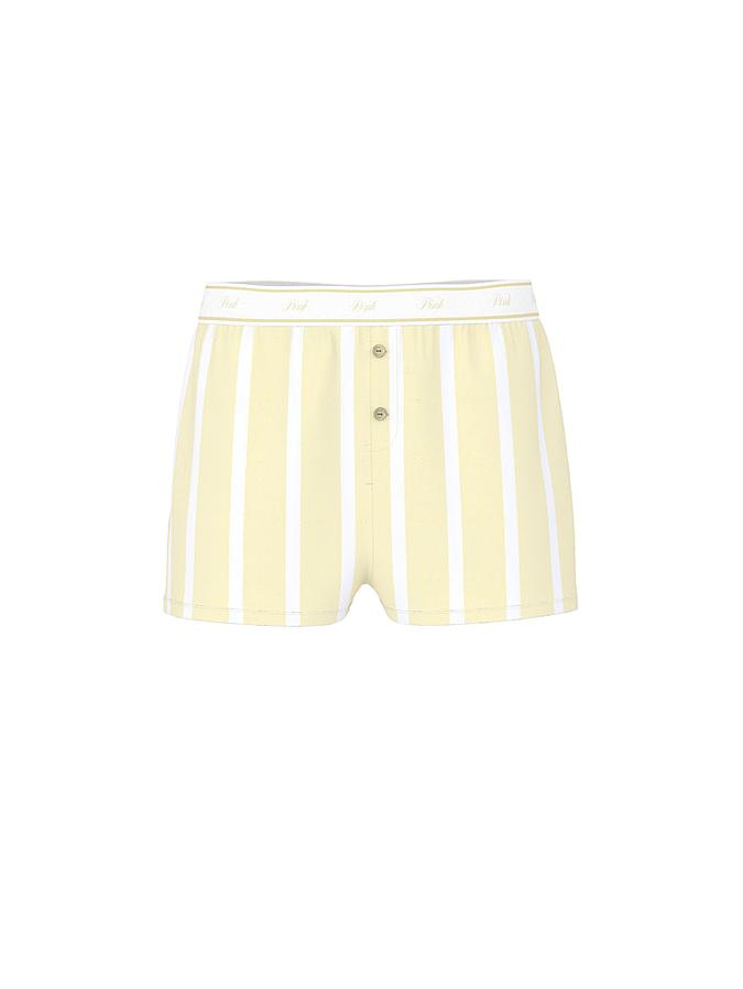 Boxy Cotton Pajama Shorts image number 2
