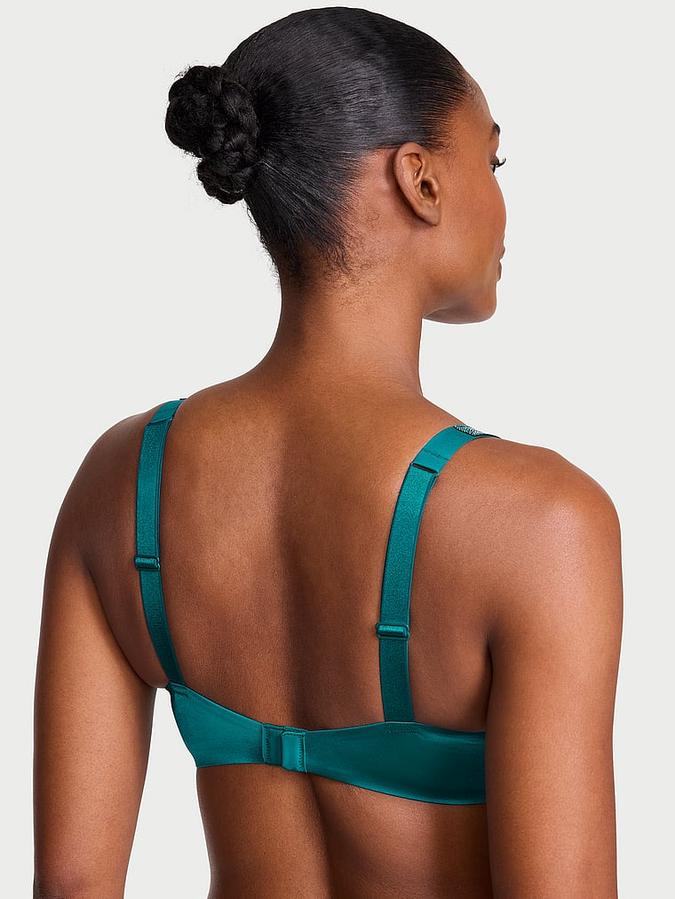 Logo Shine Strap Push-Up Bra