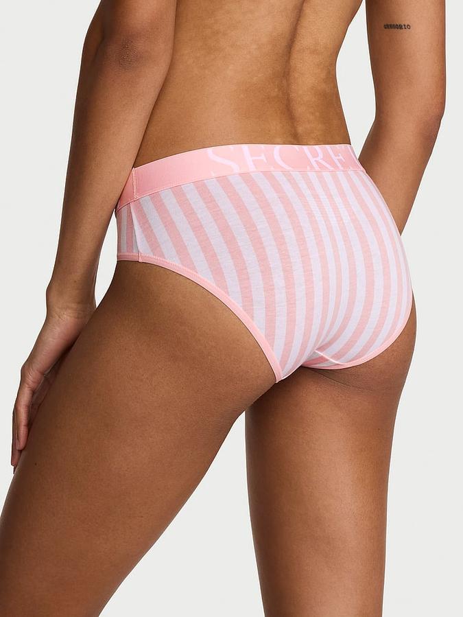 Exploded Logo Cotton Hiphugger Panty