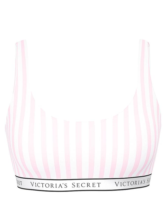 Cotton Wireless Scoop Bralette image number 2