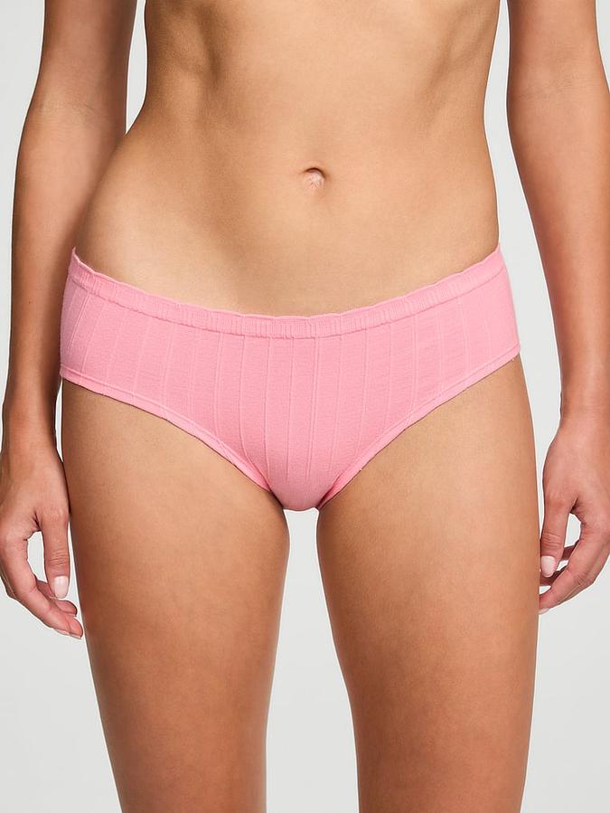 Stretch Cotton Rib Hiphugger Panty image number 0